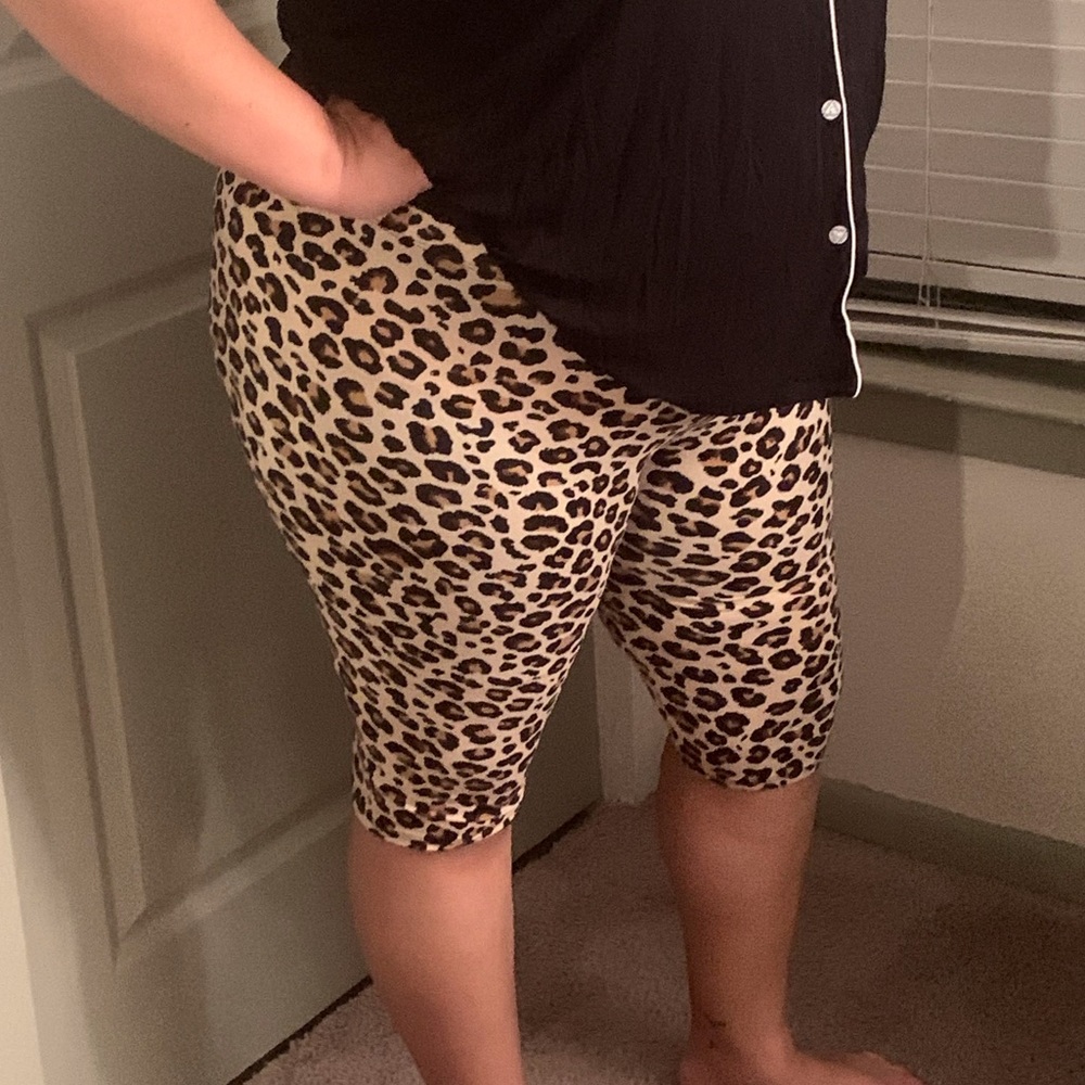 🚨 LAST ONE 🚨 Animal Print Biker Shorts 3X